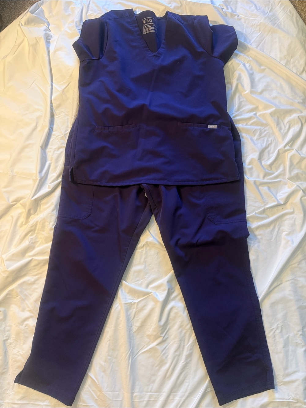 Figs Women's Scrub Set in Purple Jam